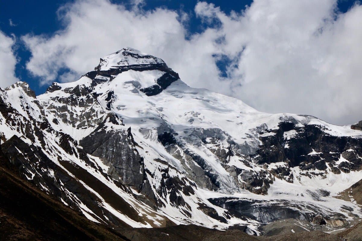 Himalayan mountains at golden hour